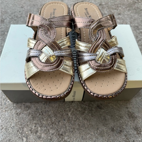 Studio Works Metallic Multi-Color Sandals - Picture 2 of 6